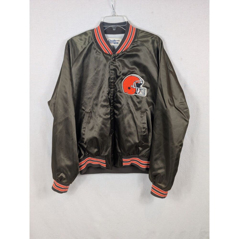 Vintage Cleveland Browns Bomber Varsity Jacket Men's Size XL